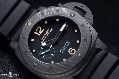 panerai luminor submersible carbotech replica|panerai submersible carbotech.